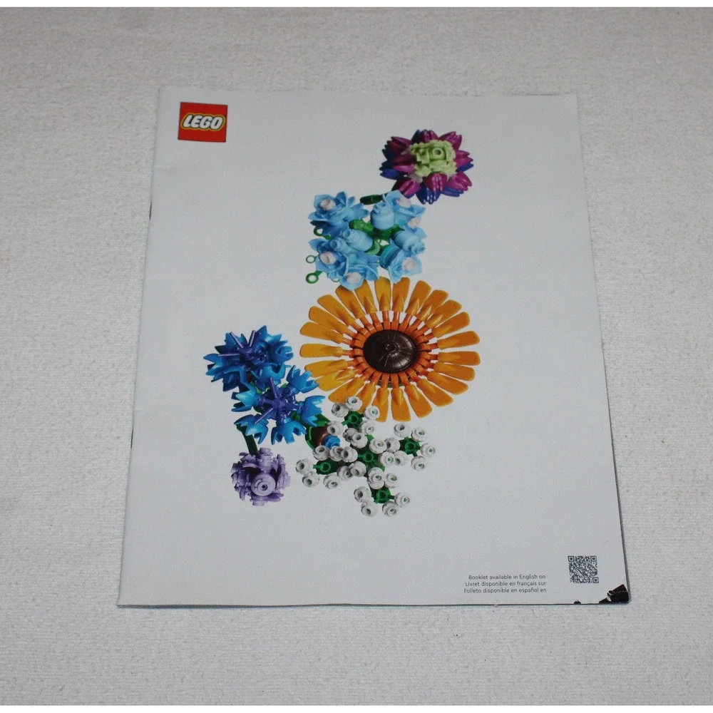 3 LEGO Botanical Collection Instruction Manuals ONLY wildflowers bouquet